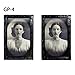 Longess Face Changing Scary Decorative Frame 3D Horror Portrait for School Classroom Halloween(2 Pcs)