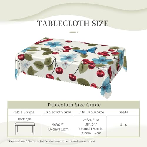 Nappe rectangulaire résistante à l'huile et lavable - 6