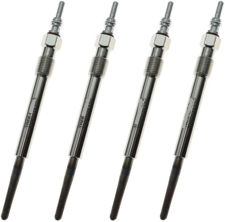 Compatible with A4 for Avant B5 B6 B7 A6 C5 A8 D2 D3 2.5 TDI 1997-2005 059963319A 059963319 Dual Core Diesel Heater Glow Plug(6 PCS)