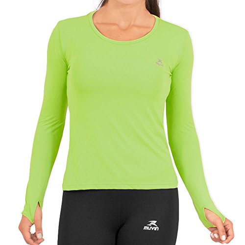 Camisa Running Performance G1 Uv50 Ls/hc - Muvin - Clr-400 - Verde - G
