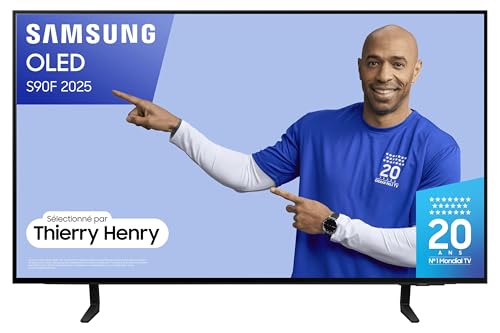 Samsung TV AI 42 Pouces OLED S90F 4K Smart TV, Processeur NQ4 AI Gen3, WiFi, OLED HDR+, Q-Symphony, OTS Lite, Gaming Hub, Bixby, Knox Security, Expérience...