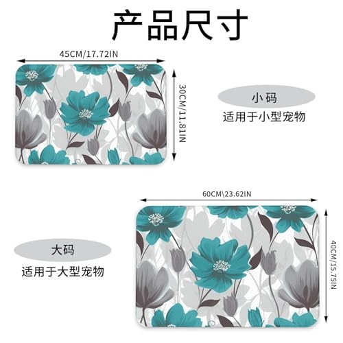 Tapis gamelle chien antidérapant super absorbant lavable - 5