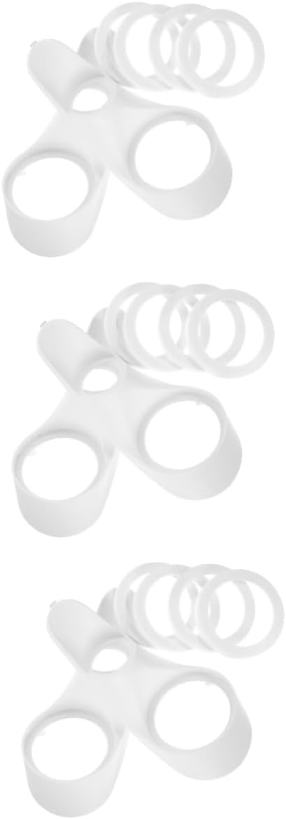 Zerodeko 3pairs Car Audio Speaker Bracket Easy Install Trim for Enhanced Sound Quality Compatible Vehicle Models Speaker Mounting Spacer for Car Audio Decoration