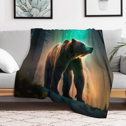 Couverture ours peluche moelleuse : le cadeau de naissance idéal - 3