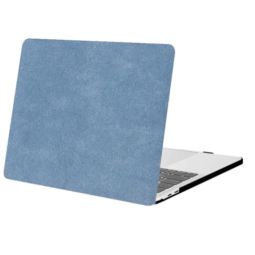 Image of MOCA Compatible with MacBook Air 13 inch Case M5 2026 M4 2025 M3 M2 2024-2022 A3449 A3240 A3113 A2681,Plastic Hard Shell&Keyboard Cover for MacBook Air 13.6 inch Case (Blue, Air 13 inch)