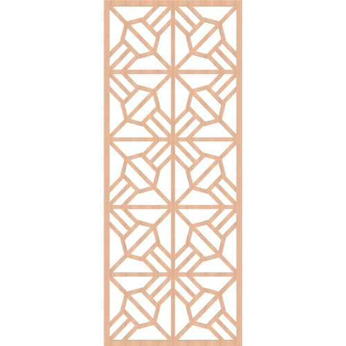 Image of Auburn Decorative Pierced Fretwork Wood Wall Panels, 37 3 /8 inchW x 94 3 /8 inchH x 3 /8 inchT, Alder
