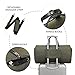 Modoker Convertible Garment Bag with Shoulder Strap, Carry on Garment Duffel Bag for Men Women - 2 in 1 Hanging Suitcase Suit Travel Bags,Forest Night
