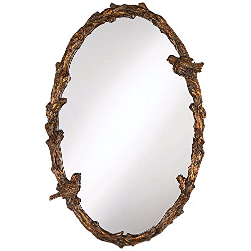 Uttermost Paza Love Birds Oval Wall Mirror