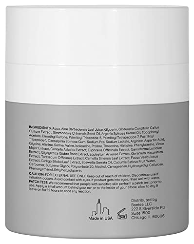 Baebody Eye Gel for Under and Around Eyes to Smooth Fine Lines, Brighten Dark Circles and De-Puff Bags with Peptide Complex and Soothing Aloe, 1.7 Fl Oz