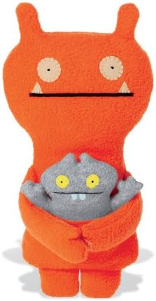 UGLYDOLLS Wage and BABO UglyBuddies Plush Dolls (Orange with Gray Buddy)