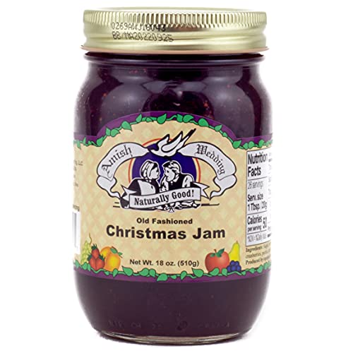Amish Wedding Old Fashion Jam Christmas 18 Ounce Jar