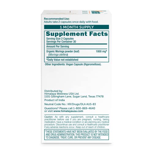 Himalaya Organic Moringa Capsules