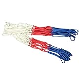 Material: la red de baloncesto está hecha de material de nailon duradero, especialmente adecuado para uso en exteriores o interiores.