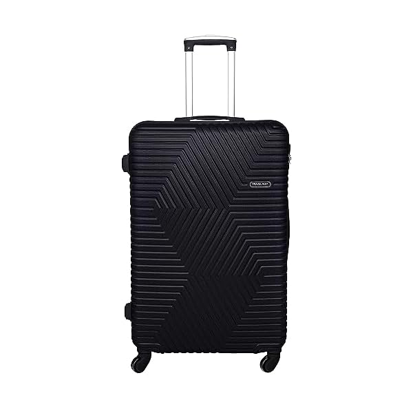 TravelWay-Suitcase-Luggage-28-Inches-for-30kg-HardSide-Luggage-for-Travel-Lightweight-ABS-Material-with-4-Wheels-Spinner-28-Inch-71-cm-Black TravelWay Suitcase Luggage 28 Inches for 30kg - HardSide Luggage for Travel - Lightweight ABS Material with 4 Wheels Spinner (28 Inch (71 cm), Black)