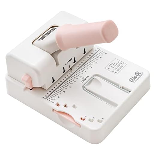 We R Memory Keepers Mini Cinch Bookbinding Machine, White, Mini Tool, Easy to Use Design with Ruler, Compatible with Wire or Spiral Coils (Disc Cinch)