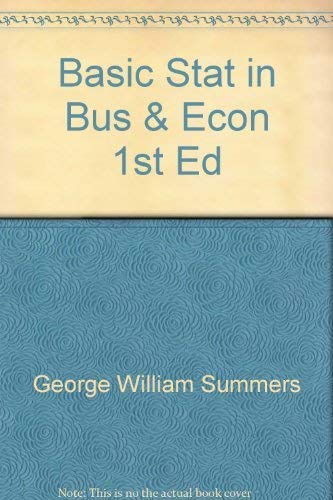Basic statistics in business and economics