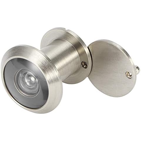 Alvinlite Türspion, Sicherheitstürspion für schmale Paneeltüren, 4 Stück Kupfer 220-Grad-Türspion Cover