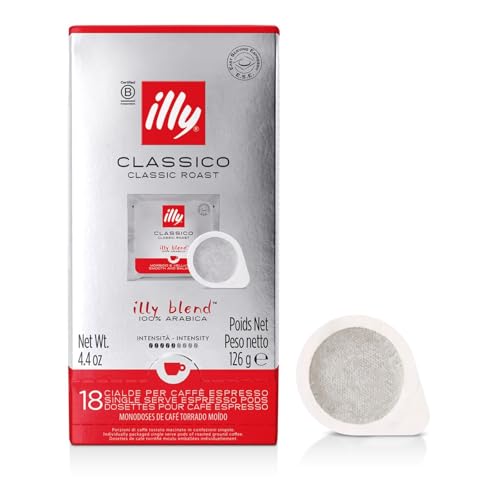 illy, Café En Dosettes E.S.E. Goût Classique - 1 boîte de 18 monodoses