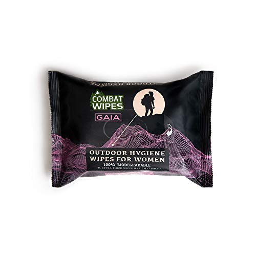 Combat Wipes Gaia - Feminine Hygiene Outdoor Wet Wipes -