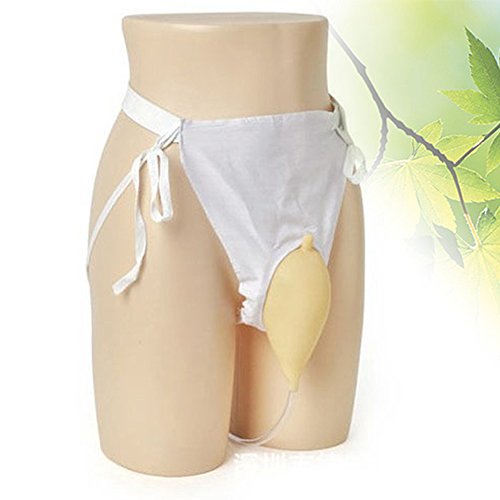 Pevor 1000ml Portable Wearable Urinal Urine Bag Collector Toilet (Male)