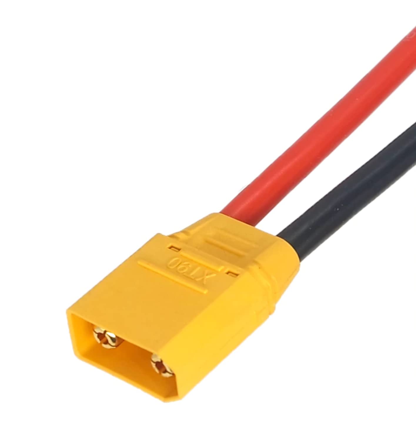 Adapterkabel XT90 Auf XT60 – 10cm, 12AWG, Vergoldete Kontakte | Hochstromadapter Für Lipo Akkus