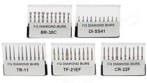 Pwhite PDB-001 50Pcs Diamond Burs Fg Diamond Burs thumb #4