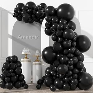 Amandir 153pcs Black Balloons Arch ...
