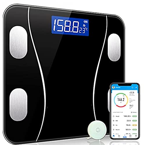 Bluetooth Body Fat Scale Weighing Machine Scales for Body Weight Bluetooth Scale Fat Percentage