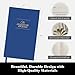 The Gratitude Journal for Women, Men - Daily Guided Journal for Happiness, Affirmation, Mindfulness, Reflection & Self Care - Undated (Blue)