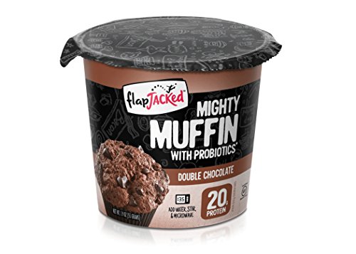 FlapJacked Mighty Muffin, Double Chocolate, 12 Count