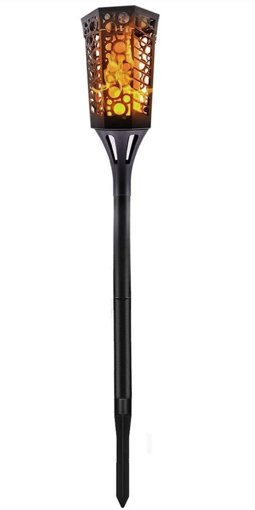 Ulalaza Solar Outdoor Lights 99 LED Flickering Flames Torch Light Waterproof Landscape Ligh Auto On/Off Path Lights — image 1