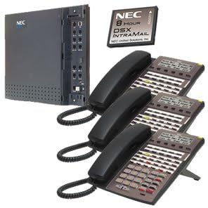 NEC DSX Systems - KIT DSX40 and IntraMail and 3 34B Phones