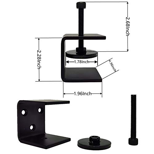 Shelf Bracket Holder, Adjustable Shelf Clamp, Wall Mounted Shelf Supports, Maximum Load Of 88 Lb, Supplied With Gasket And Mounting Accessories (Pack Of 4) #TOP1