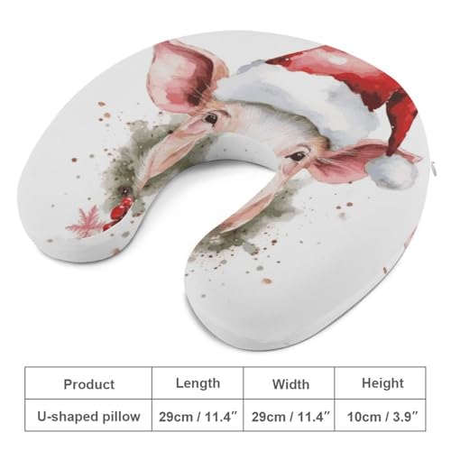 Almohada de Espuma Viscoelástica 30 cm U para Cuello miniatura 2