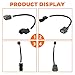 GoaMotors LED DRL Adapter Harness Connector Compatible with Honda Accord 4cyl 2013-2015 with High Beam Headlight Swap DRL to Parking Light Connector Pigtail 2Pcs Replace 7282-2090-30