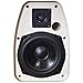 BIC America ADATTO DV52SIW 125-Watt 2-Way 5.25-Inch Indoor/Outdoor Speakers with Keyholes for Versatile Mounting (White)