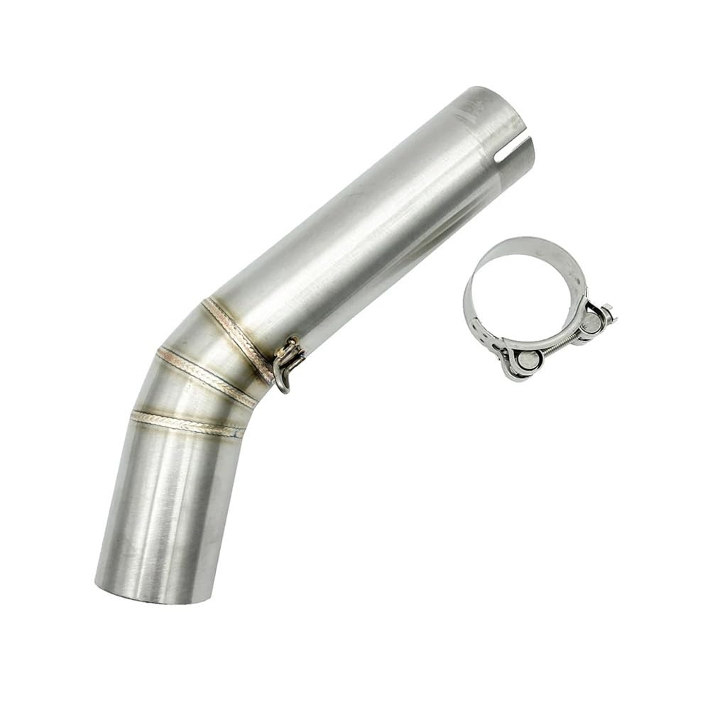 Tubo de escape medio para GSXR600 y GSXR750 2006-2007 K6 adaptador de enlace de acero 8