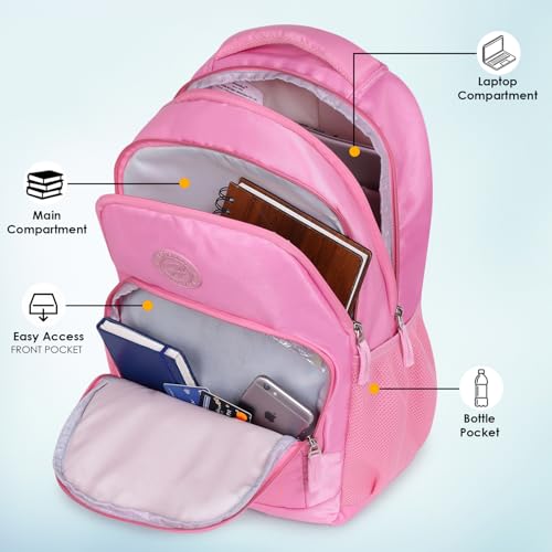 Image of BEAUTY GIRLS BY HOTSHOT BAGS PAISLEY 1400 30L |LAPTOP BAG|15.6 INCH|OFFICE BACKPACK |COLLEGE BACKPACK|SCHOOL BAG|WATER RESISTANT|18 INCH|MEN & WOMEN|LAPTOP BACKPACK FOR BOYS & GIRLS