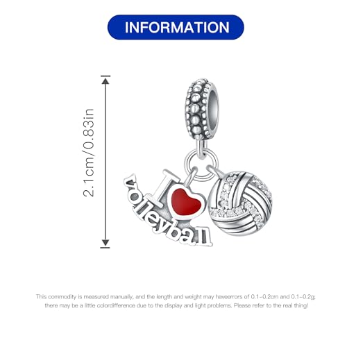 CYCUFF 925 Sterling Silver Charms Suitable for Bracelet Pendants Beads, Charm Necklaces Jewellery Gift for Women4