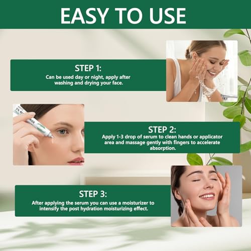 Image of Travel Skincare 5% Niacinamide Serum with 4% Tea Tree Extracts | 1% Ceramide Complex | Deep Hydration | Regulates Sebum | Soothes Skin (3 Pack 0.507 fl.oz | 15ml)