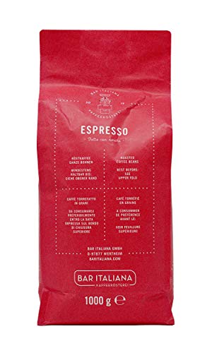 ORIGINAL L’Osteria- Espresso Bohnen, Barista Espresso aus unserem Restaurant, Ganze Kaffeebohnen, Bohnenkaffee in unterschiedlichen Größen (1000) - Losteria Kaffee