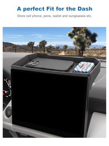 Image of CDEFG for 2026 Mazda CX-5 Center Console Dashboard Storage Screen Tray | for 2026 Mazda CX5 (S /Select /Preferred /Premium /Premium Plus) Accessories Silicone Screen Organizer Behind Touchscreen Tray