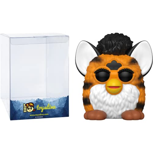 Tiger F U R B Y : P O P ! Retro Toys Vinyl Figurine Bundle With 1 Compatible 'Toysdiva' Graphic Protector (033 - 52157 - B)