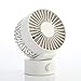 Produktbild Ventilator USB Mini Tischventilator, Leise USB PC Mini Schreibtisch Ventilator, 3 Geschwindigkeiten Windrichtung Einstellbar, Tragbar Persönlich USB Fan, Für Zuhause Und Büro, Weiß