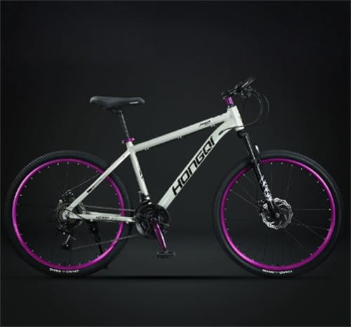 【XXA】マウンテンバイク MTB クロスバイク、 27.5 26 24インチ、 21/24/27段変速 、シマノの男女兼用ユースマウンテンバイク:ディスクシフトアルミ合金製、オイルブレーキ自転車、軽量 通勤 通学 子供用 高校生 大人用 (リードグレー