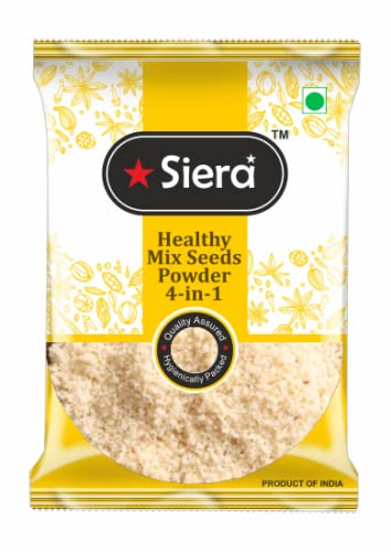 Siera Healthy Mix Seeds Charmagaj Powder Raw Pumpkin, Watermelon, Sunflower and Muskmelon Seeds (4-in-1), (Immunity Booster) - 100gm (B08FJ532P4) Amazon Price History, Amazon Price Tracker