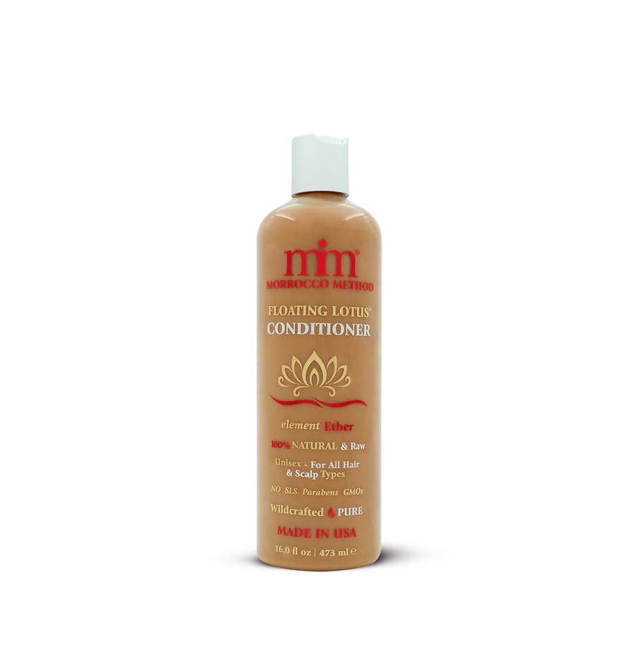 Miniatura 2 de Acondicionador de loto flotante. 100% natural. Crudo. Unisex. Para todos los tipos de cabello y cuero cabelludo. Sin SLS, parabenos ni transgénicos.