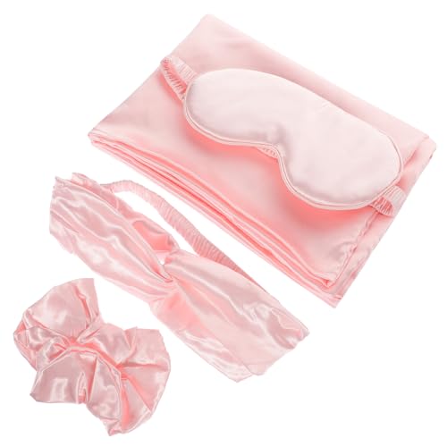 FOYTOKI 1 セット シルクスリープアイマスク hair tie ヘアタイ hair band sleep mask hairband シルクシュシュ フラワーガールのギフト マトロン・オブ