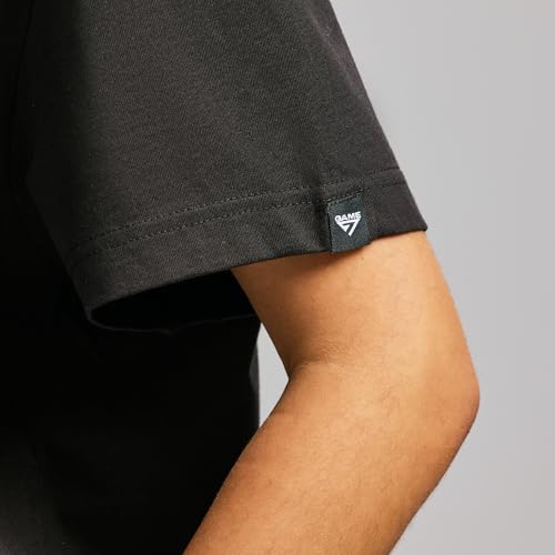 GAME 7 x WNBA Officially Licensed Women’s Cropped 3D Puff Print Graphic T‑Shirt Black by GAME 7 - Used condition - Image 2