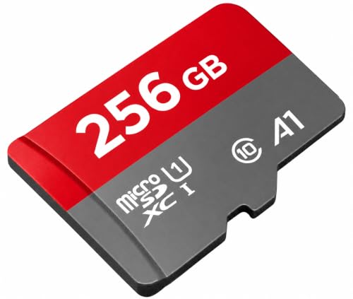 Image of 256GB microSDXC Memory Card, Class 10, U1, A1, High Speed up to 140MB /s